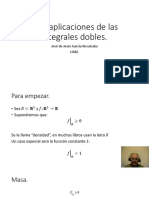 Más Aplicaciones de Las Integrales Dobles.