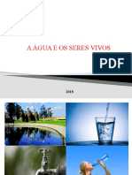 A AGUA E OS SERES VIVOS