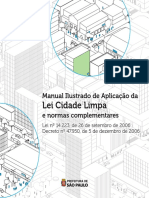 Cartilha Lei Cidade Limpa São Paulo Março 2021
