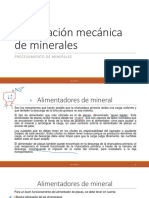 Procesamiento de Minerales III