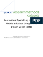 Learn About Spatial Lag of X (SLX) Models in Python Using Airbnb Data in Dublin (2018)