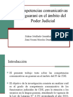 Competencias Comunicativas en Guaraní