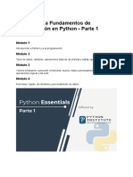 Fundamentos de Programación en Python - Módulo 1