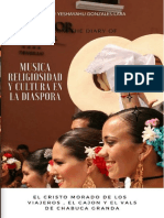 Chabuca Granda Legado Del Criollismo.religiosidad Música y Cultura en La Diaspora