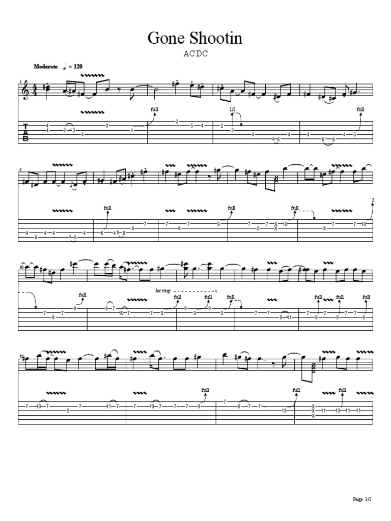 GoneShootin ACDC PDF Entertainment (General)