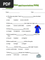 Comparative and Superlative Exam