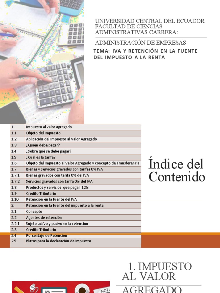 IVA: Obligaciones y Aplicaciones en Ecuador | PDF | Impuesto sobre la ...