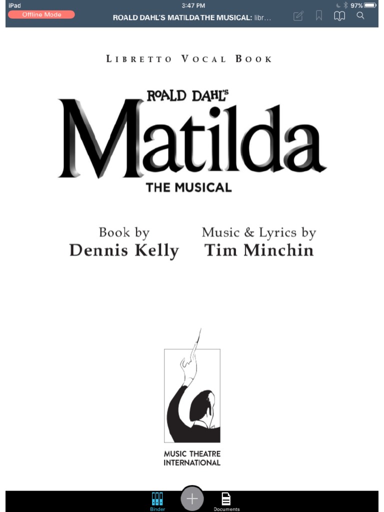 Matilda Script PDF