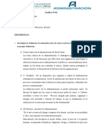 Administración, eficiencia y eficacia en la vida cotidiana