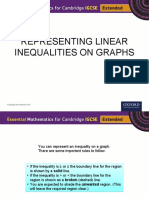 Representing Linear Inequalities On Graphs