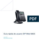 Guia Rapida Mitel 6863i