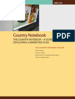 Country Notebook: The Country Notebook-A Guide For Developing A Marketing Plan