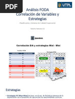 Matriz FODA (Maxi-Mini) | PDF
