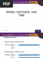 60-Speed, Time & Distance