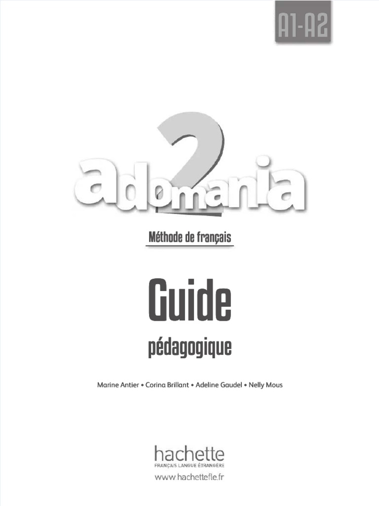 Adomania 2 - Guide Pedagogique, PDF
