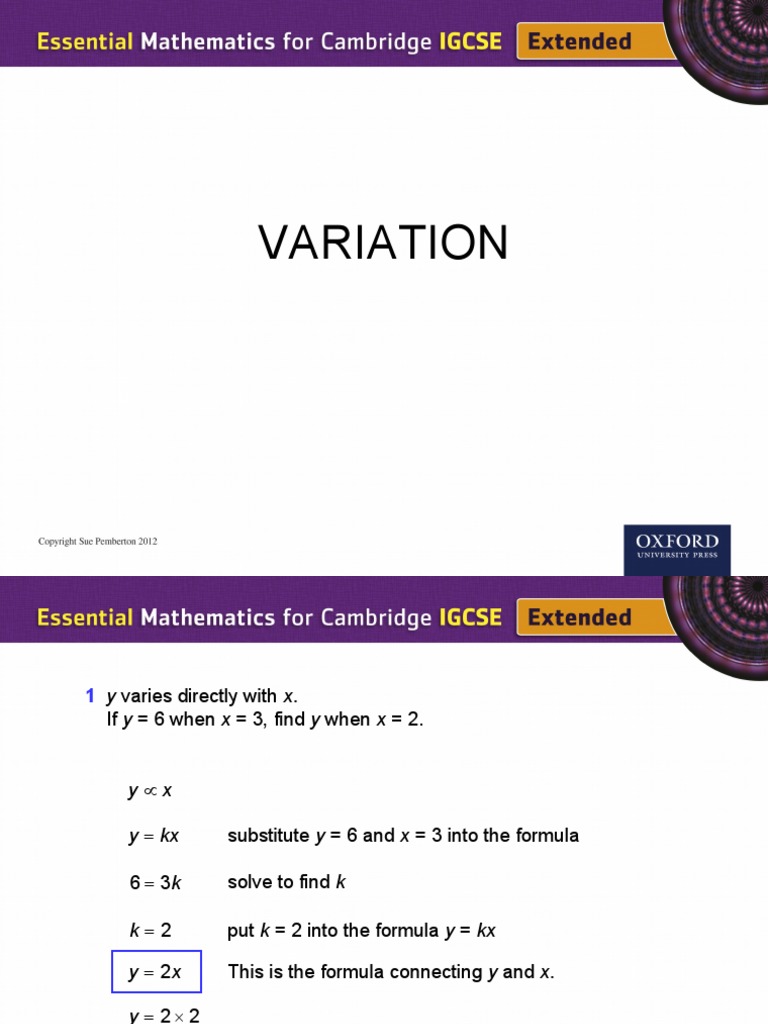 73 Variation | PDF | Teaching Methods & Materials