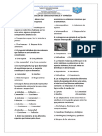 Evaluación Ciencias Naturales Ecosistemas