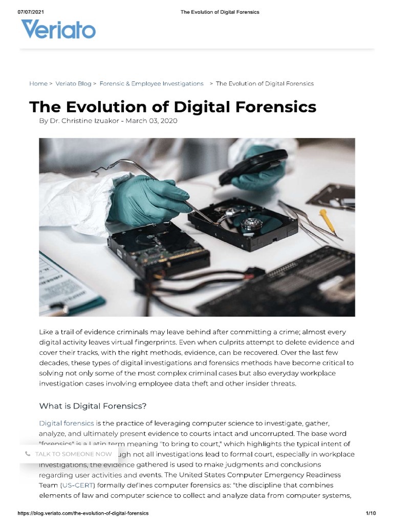 History of Dfir | PDF