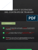 Extinsion y Suspencion de Contrato de Trabajo PPT 8