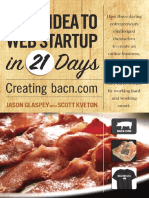 From Idea To Web Start-Up in 21 Days - Creating Bacn - Com (PDFDrive)