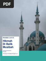 Khutbah Jumat Tentang Hikmah Musibah PDF