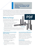 Donaldson Replacement Filters for Pall Athalon and Ultipleat Housings