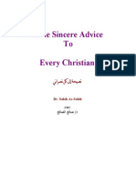 Sincere Advice to Every Christian