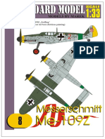 Messerschmitt Me-109Z twin fighter prototype design