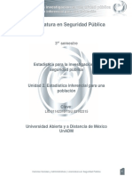 Estadística para La Investigación en Seguridad Pública