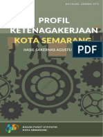 Profil Ketenagakerjaan Kota Semarang Hasil Sakernas Agustus 2020