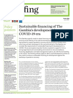 BR Fing: Sustainable Financing of The Gambia's Development in A COVID-19 Era
