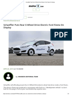 07 Schaeffler Puts Rear E-Wheel Drive Electric Ford Fiesta On Display