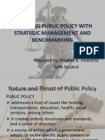 Executing Public Policy With Strategic Management and Benchmarking