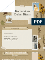 Komunikasi Dalam Bisnis