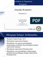 Aritmatika Komputer: Pertemuan I I