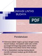 Komunikasi Lintas Budaya