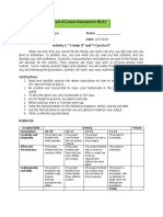 End of Lesson Assessment (ELA)