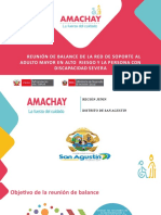 Propuesta - Reunión de Balance - Amachay - Fase Ii