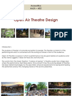 Acoustics Arch - 402: Open Air Theatre Design