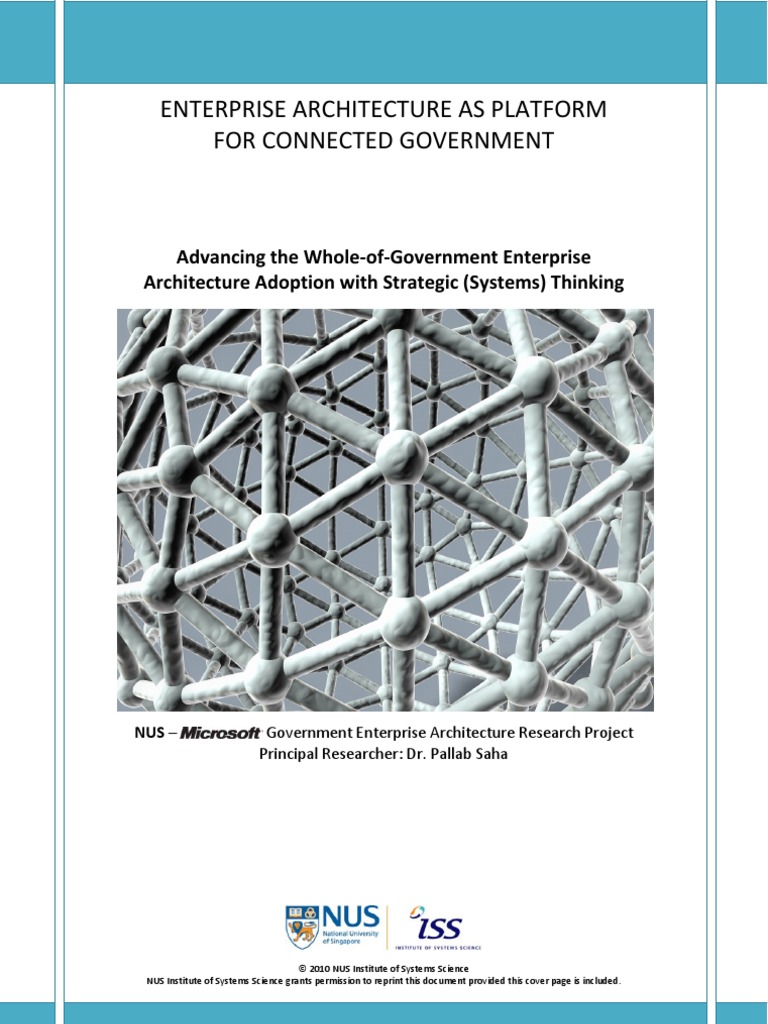 Enterprise Architecture As Platform For Connected Government | PDF ...