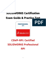 SOLIDWORKS Certification Exam Guide & Practice Test