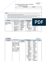 Planificación Lenguaje  Unidad 1 de 5°