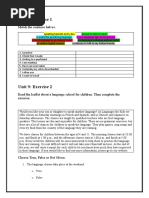 Unit 9: Exercise 1: Match The Sentence Halves