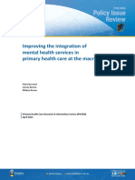 PIR - Integration of Mental Health Services