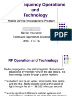 Radio Frequency Operations