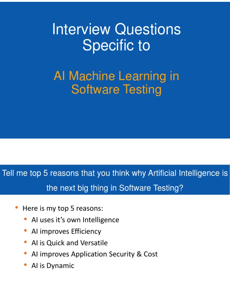 32R. Interview+Questions+-+AI+Machine+Learning+in+Software+Testing ...