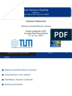 Brief Tutorial On Feyncalc: Vladyslav Shtabovenko