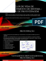 Ciclo de Vida de Software - Modelo de Prototipagem