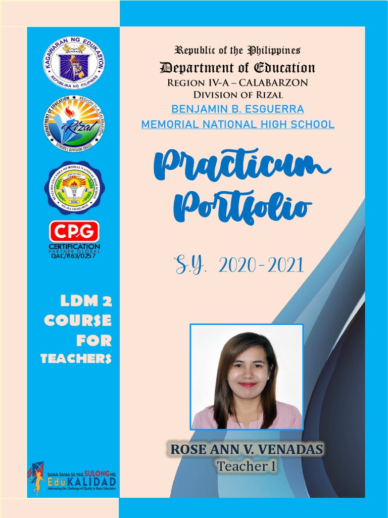 Practicum Portfolio: LDM 2 Course FOR | PDF | Lesson Plan | Learning