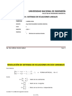 Unidad Ii - Algebra Lineal